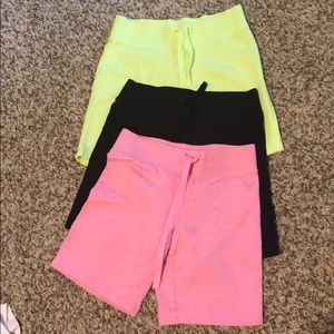3 pairs of shorts